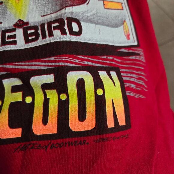 NHRA Rare Vintage Cruz Pedergon McDonald's Firebird Funny Car Size XL Kudzu Tee - Picture 16 of 16